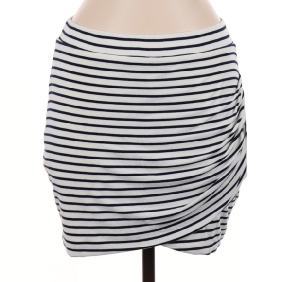 Lovers + Friends Voyage Mini Skirt - Navy Stripe - Picture 2 of 10